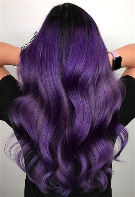Dark Purple Hair Google Search Hair Dye Tips Dyed Hair Purple Hair Color Purple