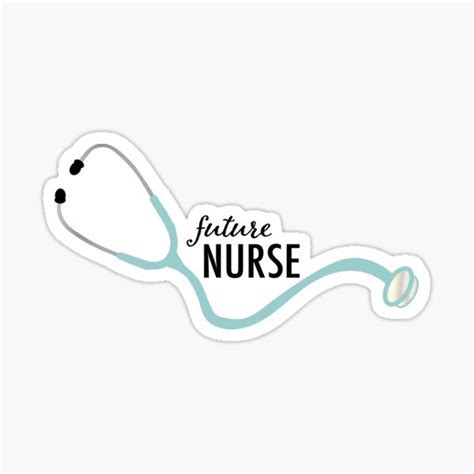Future Nurse Stethoscope Sticker For Sale By Abbpann Future Nurse