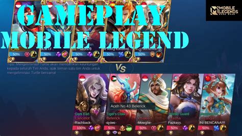 Gameplay Solo Rank Mobile Legend Youtube