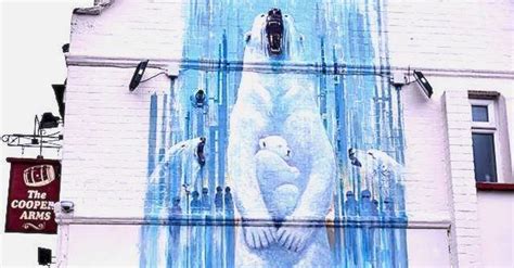 Street Artist Tackles Climate Change And Fascism 1 Haunting Mural At A
