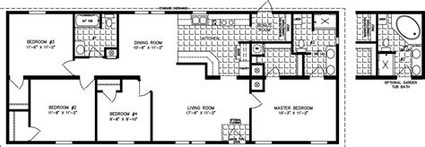 Today i have this very good 4 bedroom, 3 bathroom spacious family home… the plan also includes high ceilings throughout, an impressive alfresco, a luxurious master suite, great storage, a guest suite and deluxe home theatre. The Imperial IMP-46021A - Manufactured Home Floor Plan ...