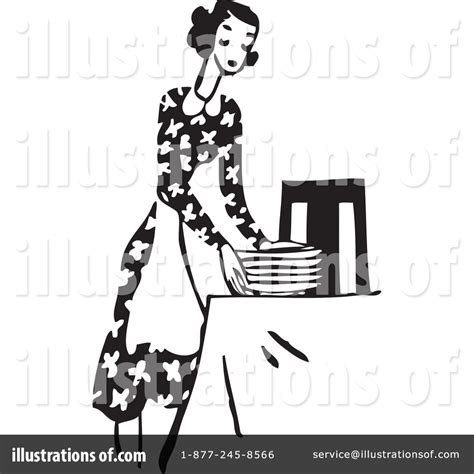housewife clipart 210010 illustration by bestvector