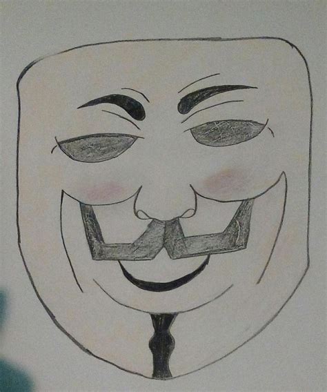 V For Vendetta Drawing By Jorese Britain