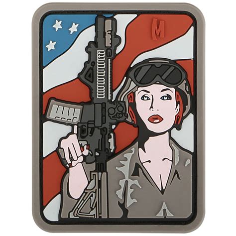 Maxpedition Patch Soldier Girl Morale Patches