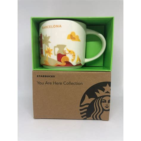 Starbucks You Are Here Collection Spain Barcelona Ceramic Coffee Mug