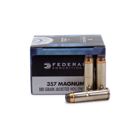 Federal Power Shok 357 Magnum 180 Grain Jhp 357 Mag Ammo For Sale