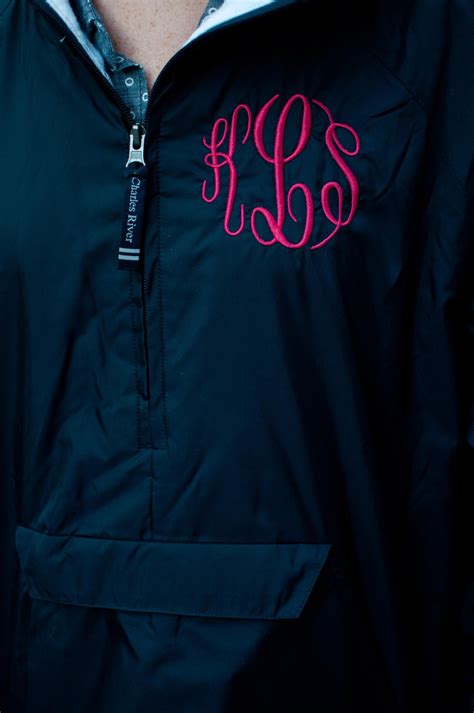 Ive Fallen For This Adorable Monogrammed Anorak Rain Jacket
