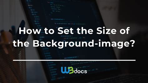 How To Set The Size Of The Background Image
