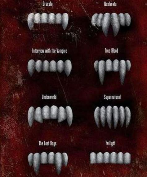 Which Type Of Fangs Is Your Favourite And Which Would Be Most Effective