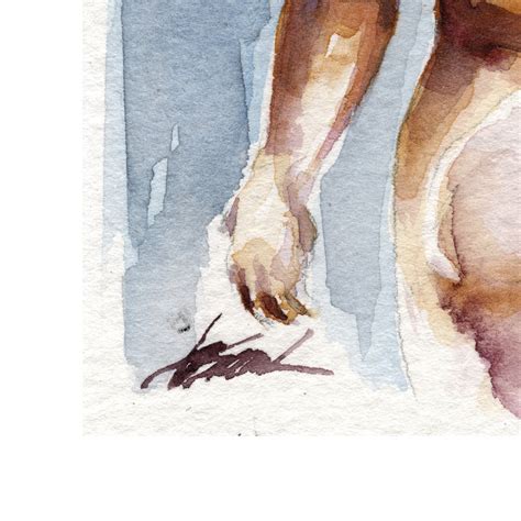 Naked Men Watercolor Painting Couple Print Wall Art Queer Etsy