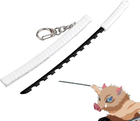 Inosukedemon Slayer Sword Keychain Mini Jouet Katana Avec Scabbard