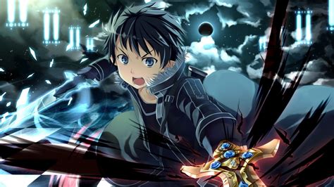 обои аниме Аниме мальчики Sword Art Online Киригая Кадзуто