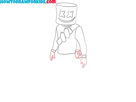 How To Draw Marshmallow From Fortnite Drawing Tutorial For Kids