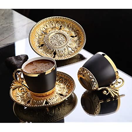 Alisveristime Pc Turkish Greek Arabic Coffee Espresso Cup Saucer