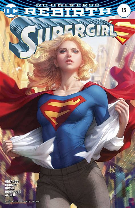 Supergirl 15 Artgerm Variant Stanley Artgerm Lau Sold Out Supergirl Comic Comics Girls