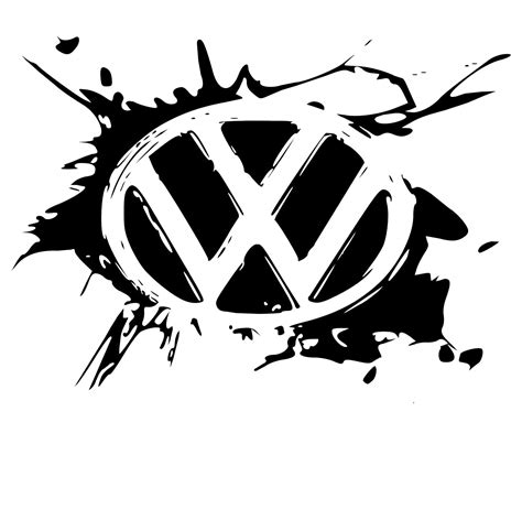 Buy Volkswagen Vw Extra Large 57cm X 40cm Logo Decal Stickers X2