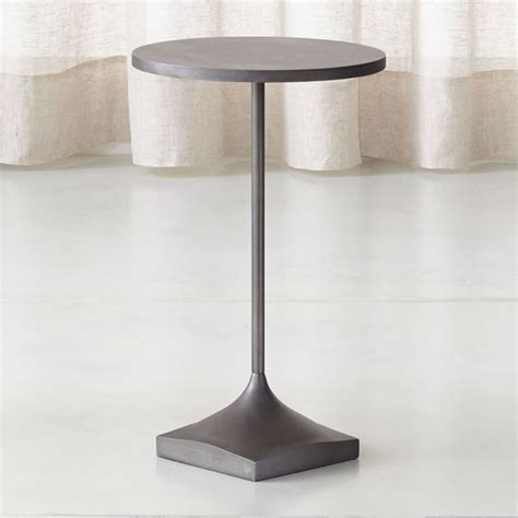 Pedastal table table furniture home furniture lamp table good dates pedestal hand painted target end tables round end tables accent table decor accent tables drink table custom. Prost Small Metal Drink Table + Reviews | Crate and Barrel ...