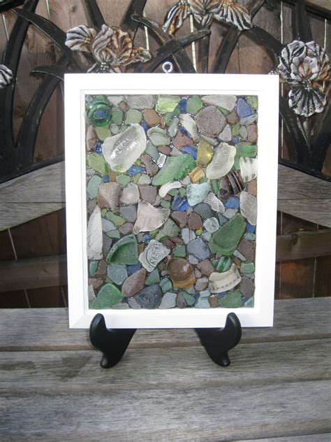 Large Sea Glass Mosaic Do This With My Sea Glass Collection Sea Glass Decor Sea Glass