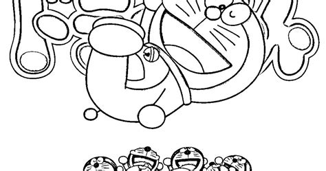 Gambar Mewarnai Doraemon Terbaru 20 Sketsa Gambar Mewarnai Kartun