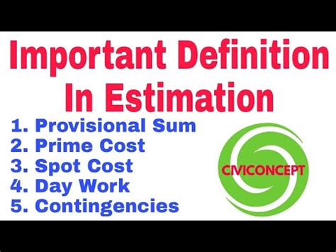 Important Definition in Estimation - YouTube