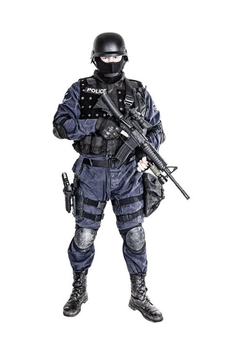Swat Officer Stock Image Image Of Equipment Police 40957519