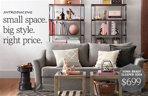 Small Spaces Pottery Barn