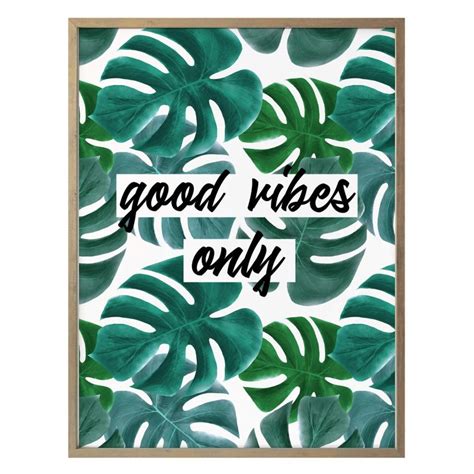 Poster Good Vibes Only Wall Artfr