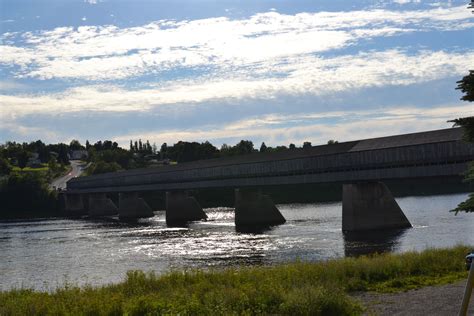 The Worlds Longest Covered Bridge Hartland New Brunswick Canada