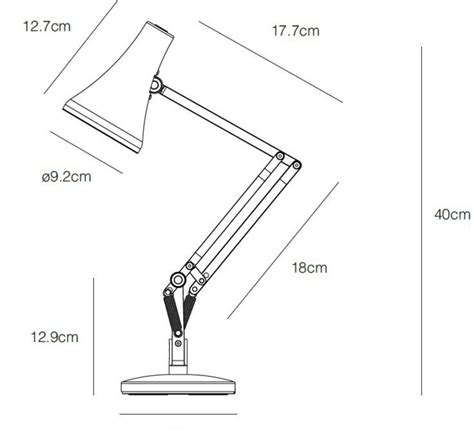 Buy exclusive anglepoise designer lights & lamps online. Lampe de bureau, 90 mini mini, rouge berry, LED, 3000K ...