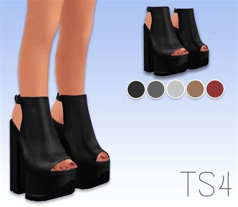 63 Best Sims 4 Shoes And Boots Images On Pinterest Shoes