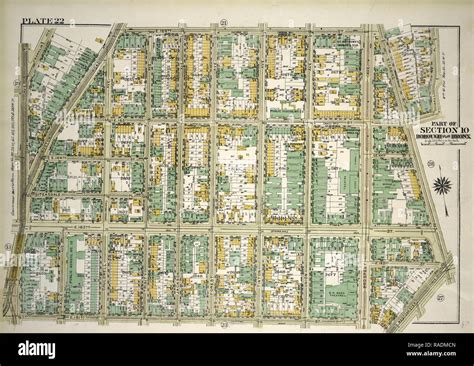 Plate 22, Part of Section 10, Borough of the Bronx. Bounded by E. 166th