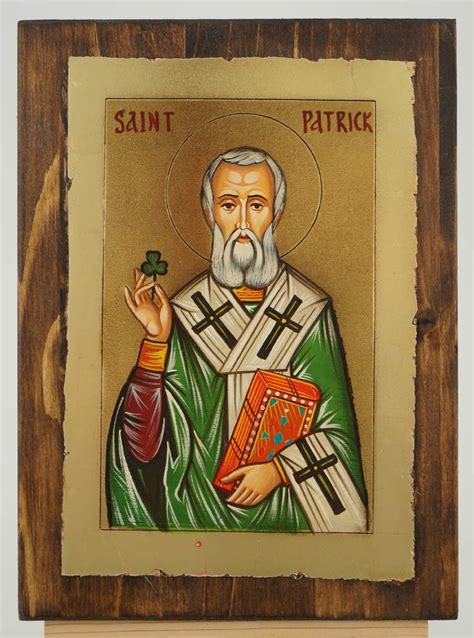 St Patrick Icon Small Orthodox Icons Blessedmart