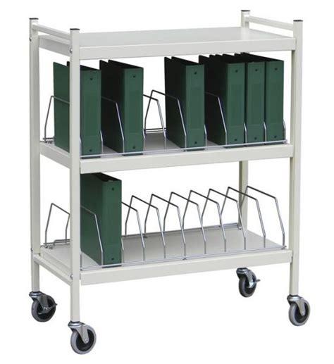 Medical Chart Carts With Vertical Racks Standard