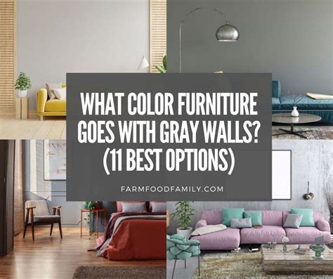 What Color Furniture Goes With Gray Walls 11 Best Options