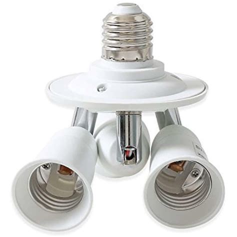 E26 Light Sockets E27 3 Way In 1 Socketadjustable Splitterwhite Bulb