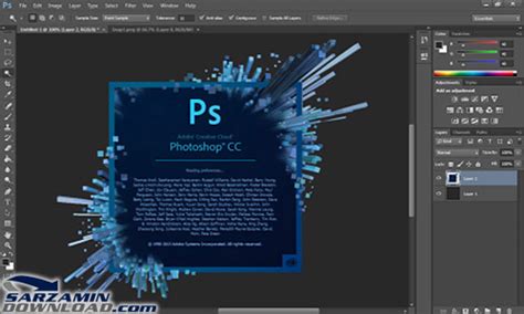 فتوشاپ Cc آپدیت 2014 با امکان تایپ مستقیم فارسی Adobe Photoshop Cc 2014