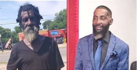 Photos Homeless Man Receives Complete Transformation After Kind Barber