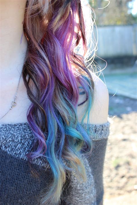 Pin By Amanda Pugh On Rainbow Of Hair Purple Ombre Hair