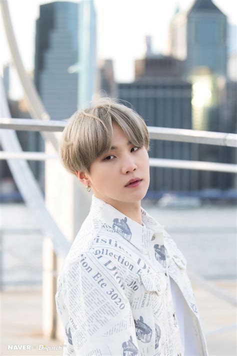 Bts Suga At Brooklyn Bridge Park In New York By Naver X Dispatch