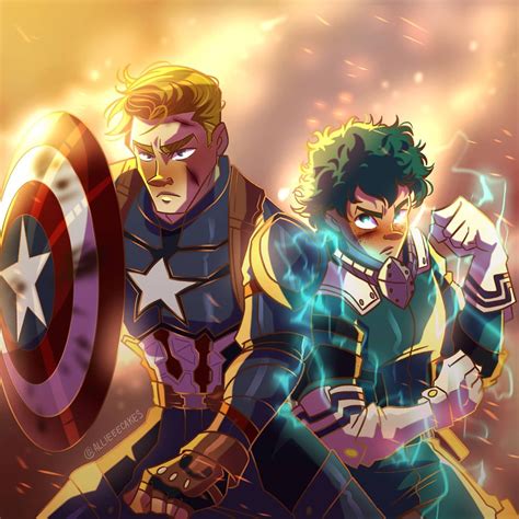 Allie Na Instagramu „the Third Sidekicks Of Bnha X Avengers Crossover