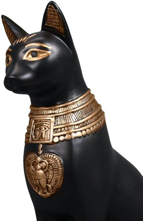 Dekofigur Egyptian Cat Bastet Goddess The Fertility Very Noble