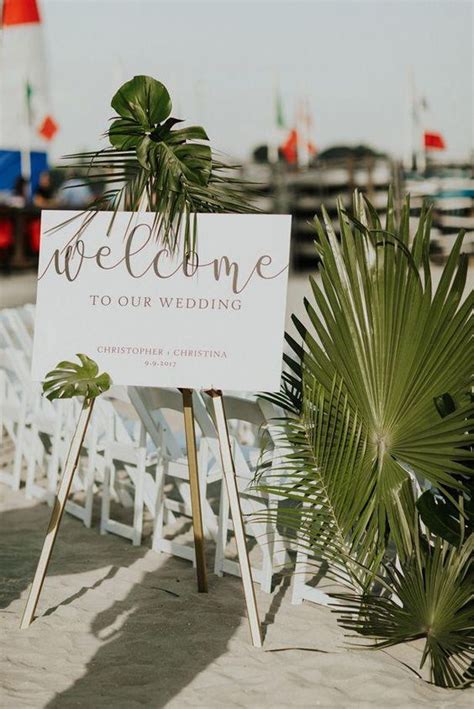 palm tree themed decor for your tropical wedding in 2021 tropical wedding decor tropical