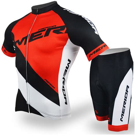 Merida Road Bike Clothing Cycling Set Reflective Cycle Jersey Shorts