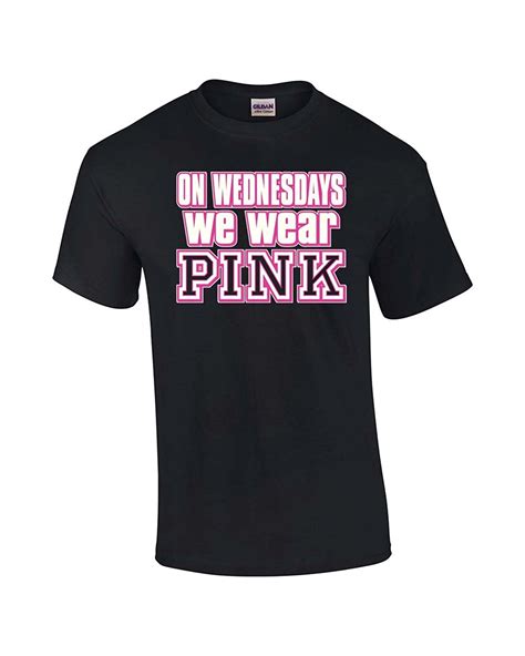 Girly T Shirt On Wednesday We Wear Pinkt Shirtt Shirt T Shirtt Shirt