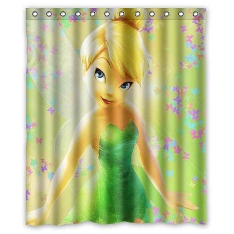 Tinkerbell fairy personalized embroidered 3 piece bath towel gift set. High Quality Tinkerbell Waterproof Polyester Fabric Shower ...