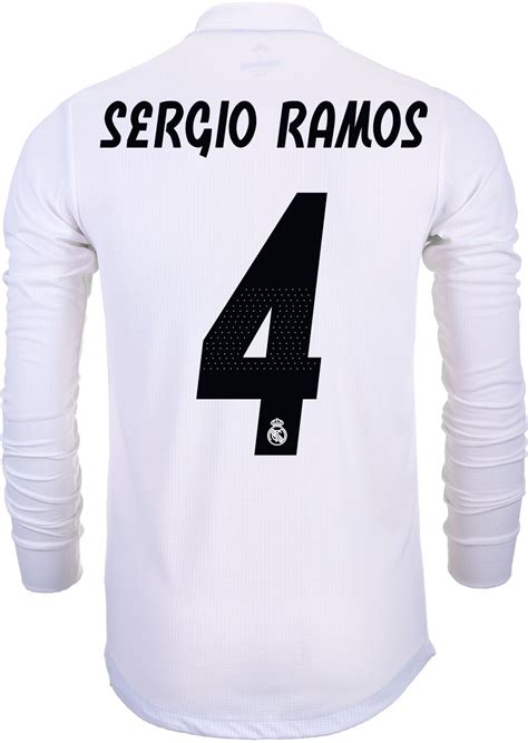 201819 Adidas Kids Sergio Ramos Real Madrid Ls Home Jersey Soccerpro