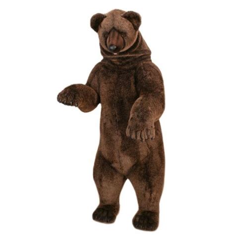 Grizzly Bear Giant Stuffed Animal Life Sized Standing Grizzly Bear