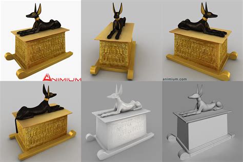 Anubis Shrine 3d Model