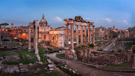 Roman Forum In The Evening Rome Anshar Photography