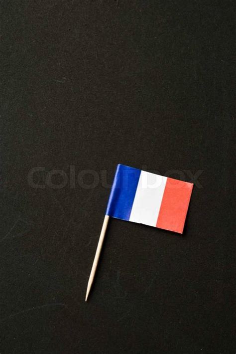 Miniature French Flag On A Toothpick Stock Photo Colourbox